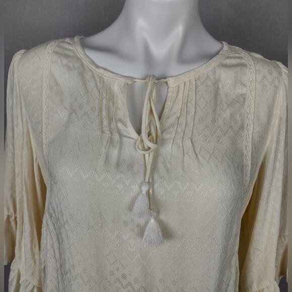 Matilda Jane Believe In You Ruffle Sleeve Boho Tunic Top S - Picture 10 of 16
